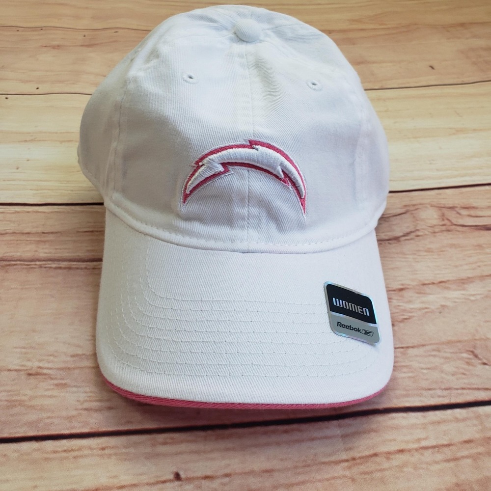 San Diego Chargers Hat Cap Strap Back Womens One Size White NFL Football Reebok